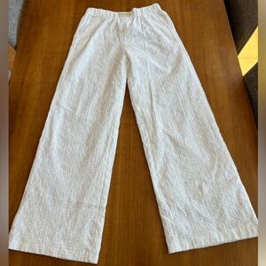 Studio Seven Designs cotton eyelet lounge pants size S